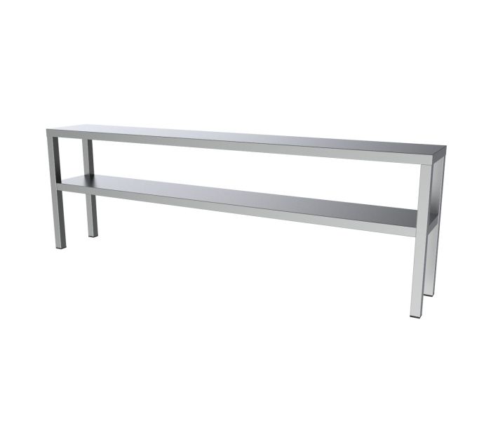 ETAGERE DUBBEL ONVERW. 200 CM