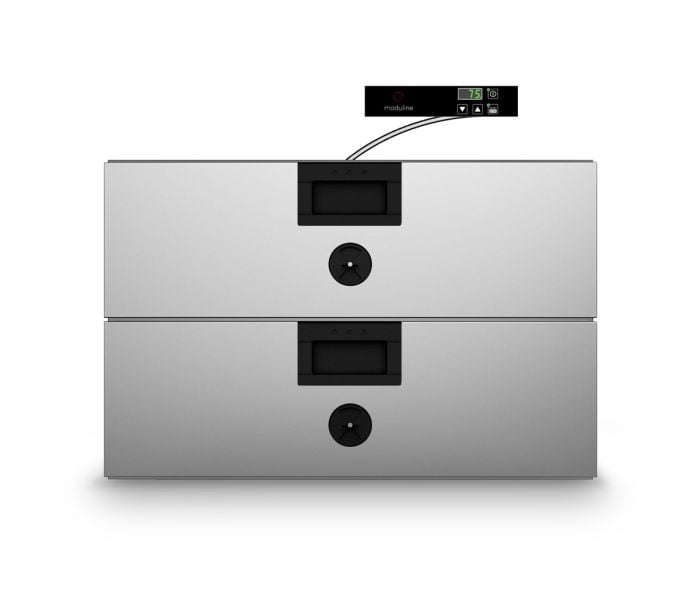 WARMHOUDKAST 2-LADE INBOUW