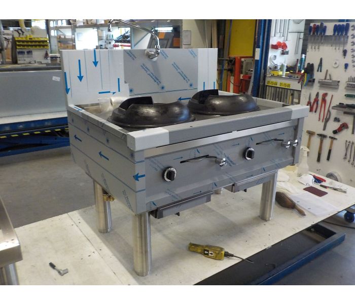 WOKTAFEL GAS WANDM 2x 27,5KW
