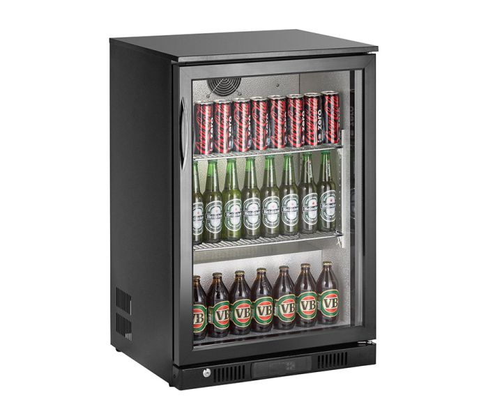 BARKOELER 1-GLASDEUR ZWART LG