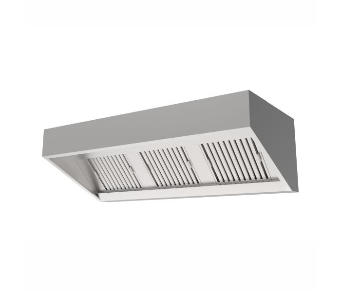 AFZUIGKAP RVS 100CM