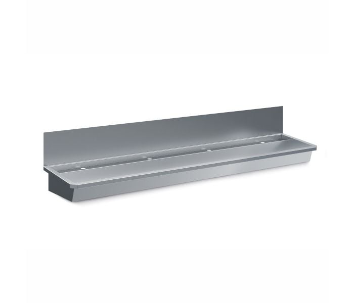 WASTROG 4-KR RVS 2400 MM