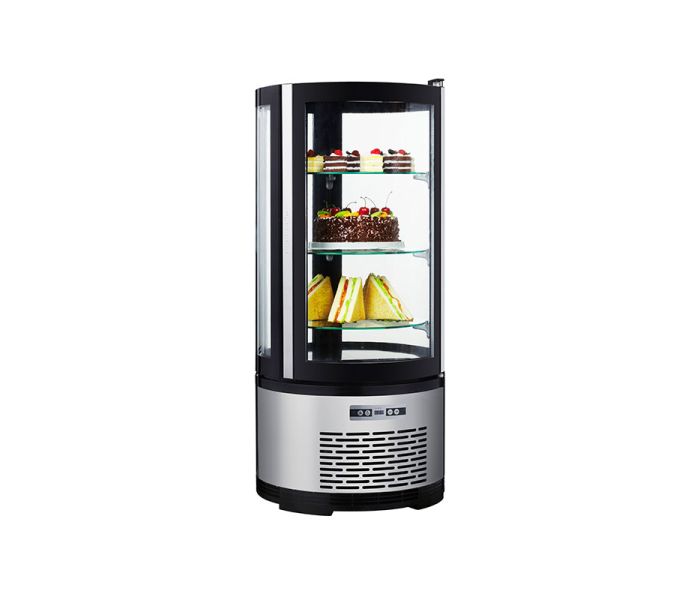 GEBAKSVITRINE ROND 100LTR