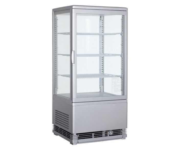 OPZET KOEL/WARM VITRINE RT78 ZILVER