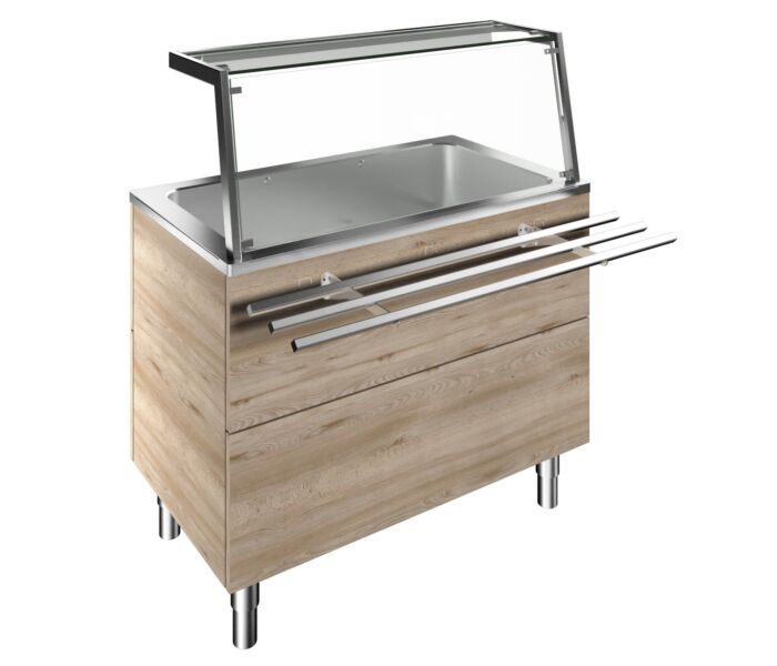 BAIN MARIE 3x1/1 GN F01H3AF