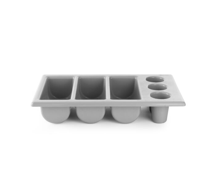 BESTEKBAK 1/1GN 6-VAKS GRIJS