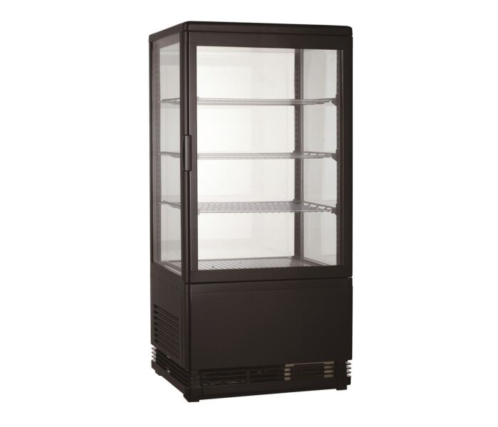 KOELVITRINE 68L ZWART