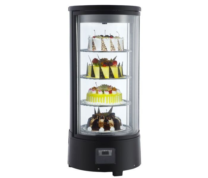 ROTERENDE KOELVITRINE 72L