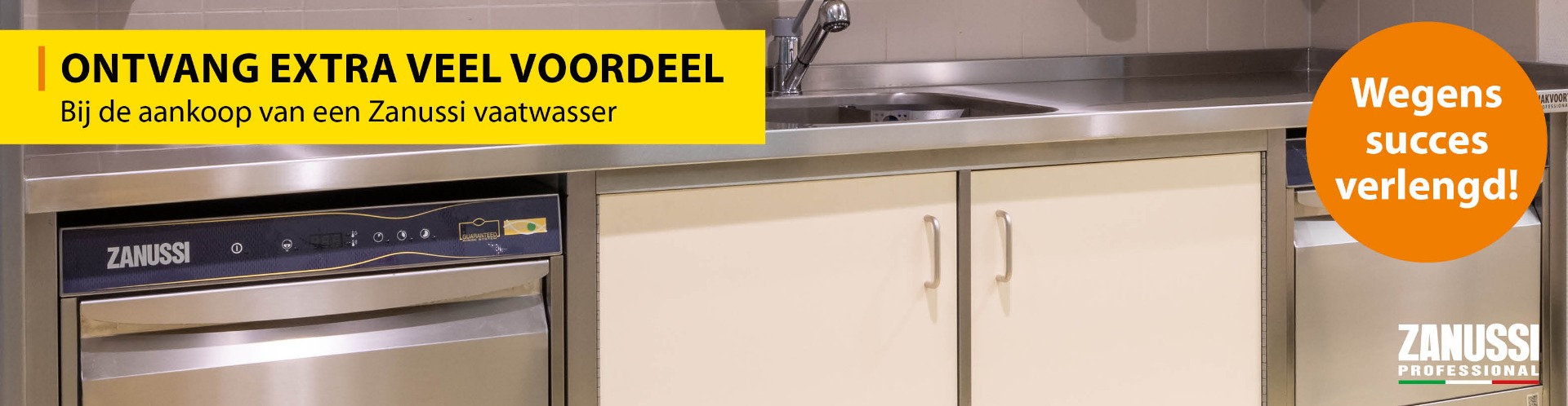 Zanussi Professional eindejaarsactie