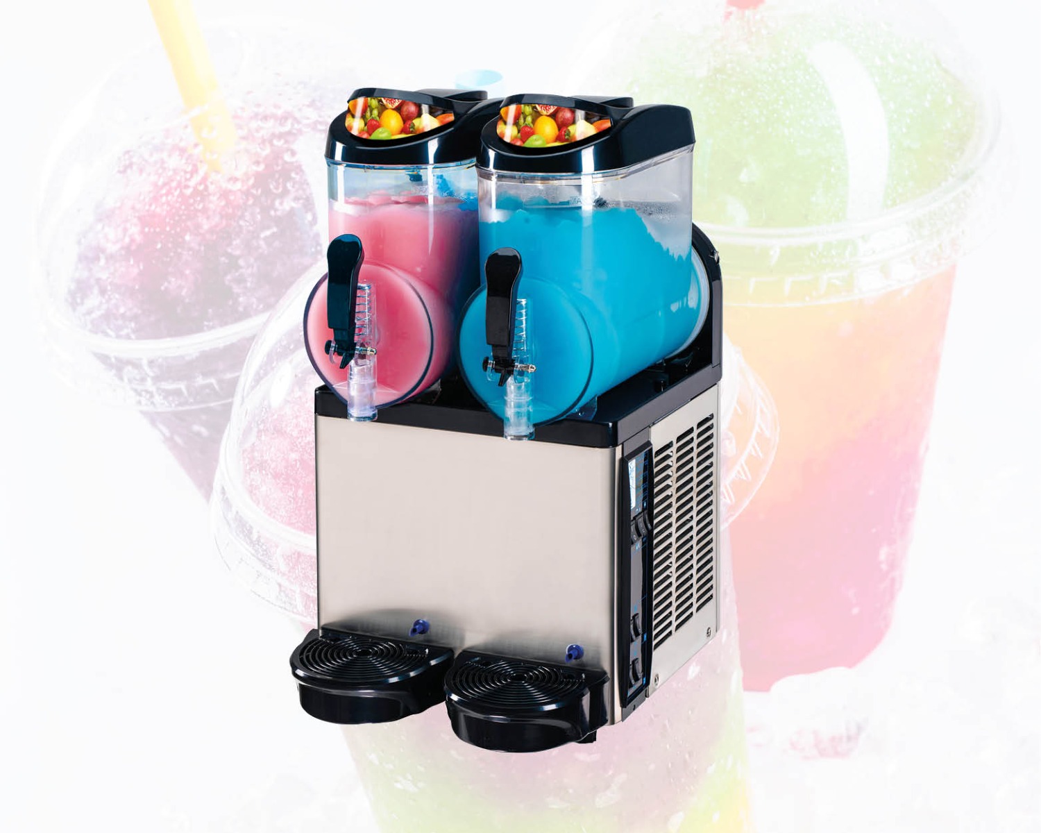 slushmachine voor 2 smaken