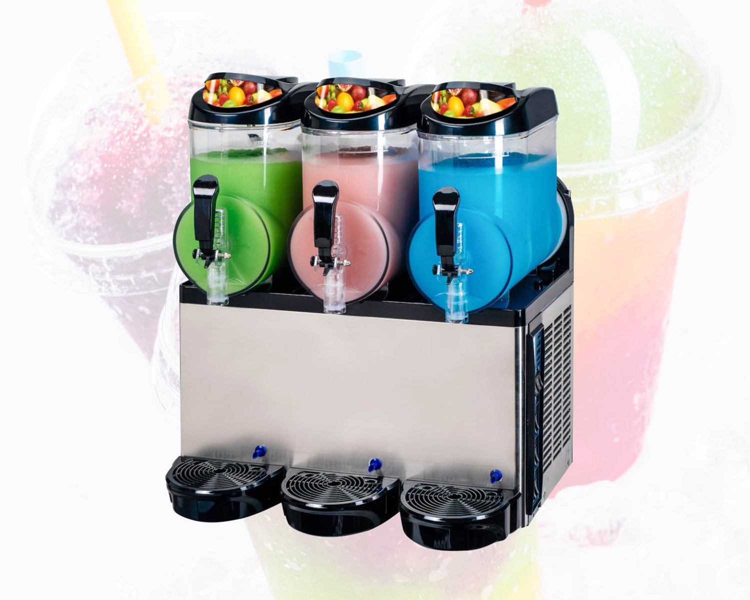 slushmachine voor 3 smaken