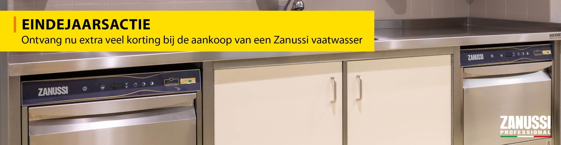 Zanussi Professional eindejaarsactie