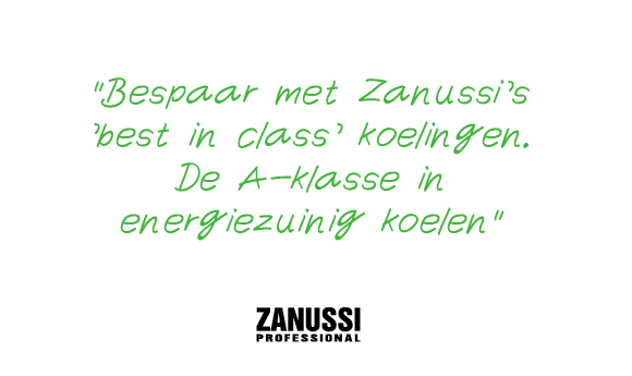 Zanussi: de A-klasse in energiezuinige koelen Bespaar met Zanussi's 'best in class' koelingen. De A-klasse in energiezuinig koelen